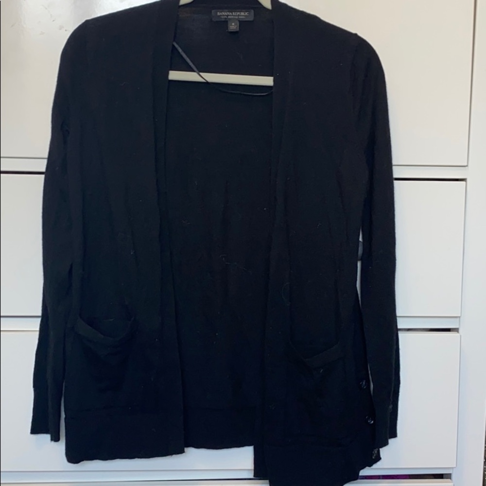 Banana Republic Black Cardigan